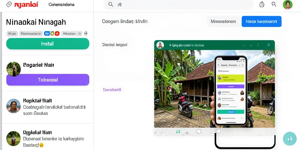 Opsi berbagi kode QR ke media sosial.