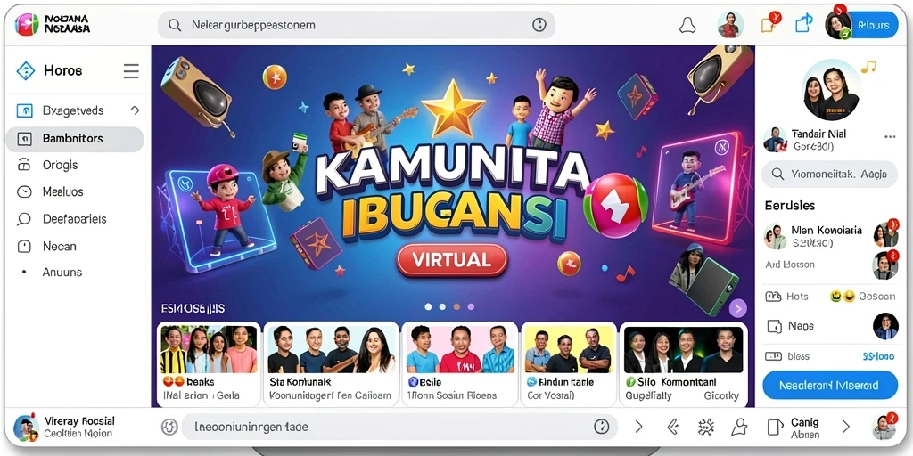 Komunitas aktif yang mendukung interaksi antar pemain.