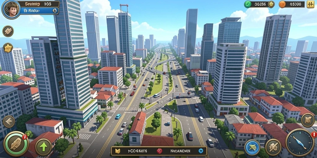 Mode multiplayer yang memungkinkan bersaing dengan pemain lain.