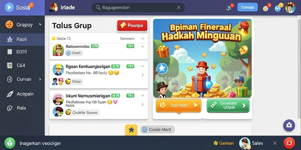 Melihat interaksi multiplayer yang seru antar pemain.